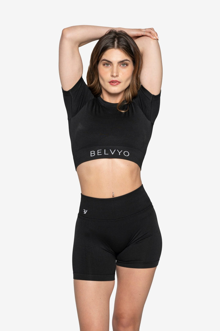Crop Top ORIGIN - Black - Belvyo