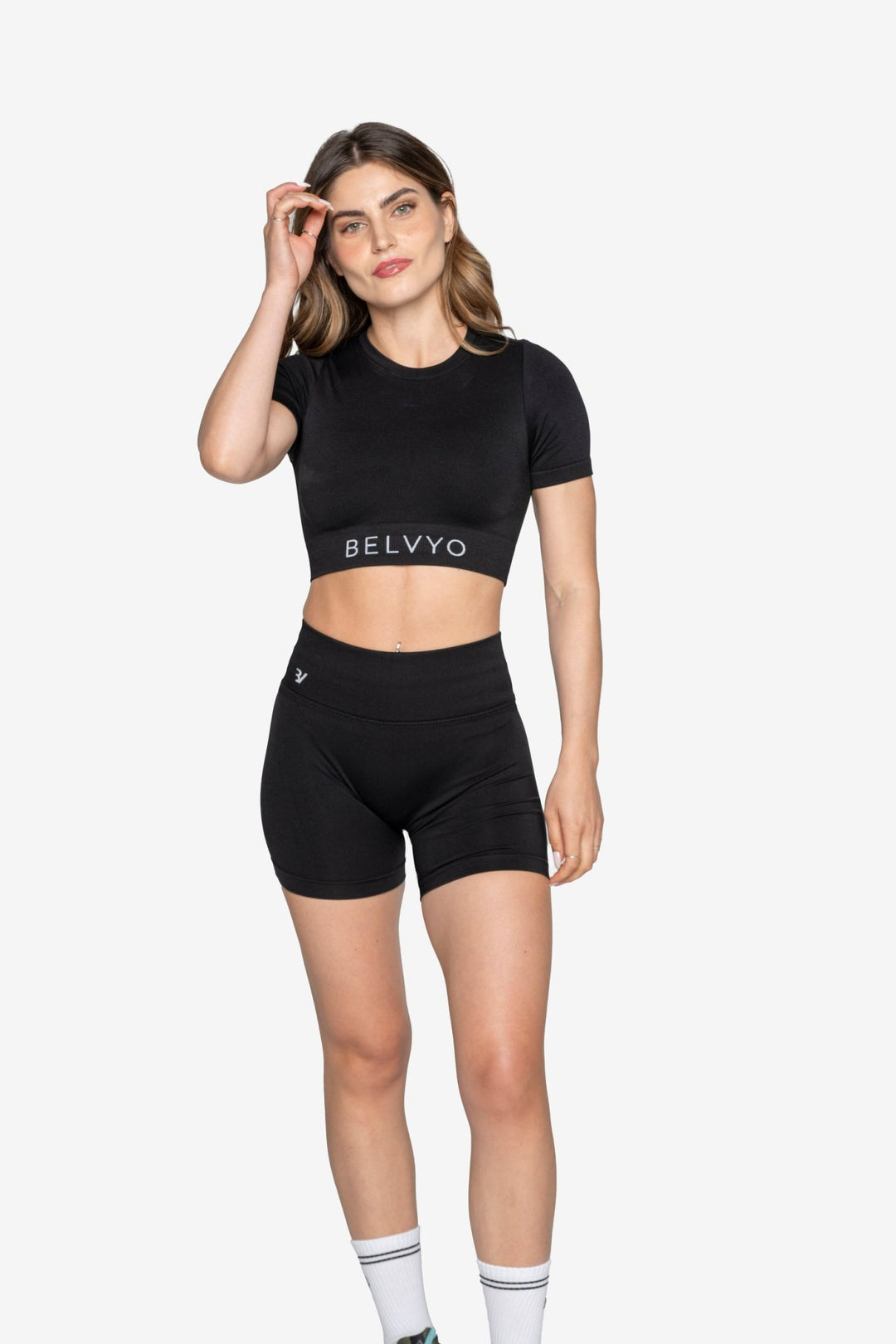 Crop Top ORIGIN - Black - Belvyo