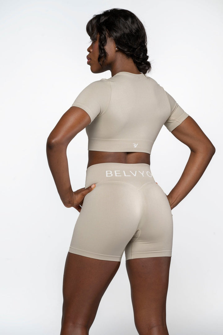 Crop Top ORIGIN - Cream - Belvyo