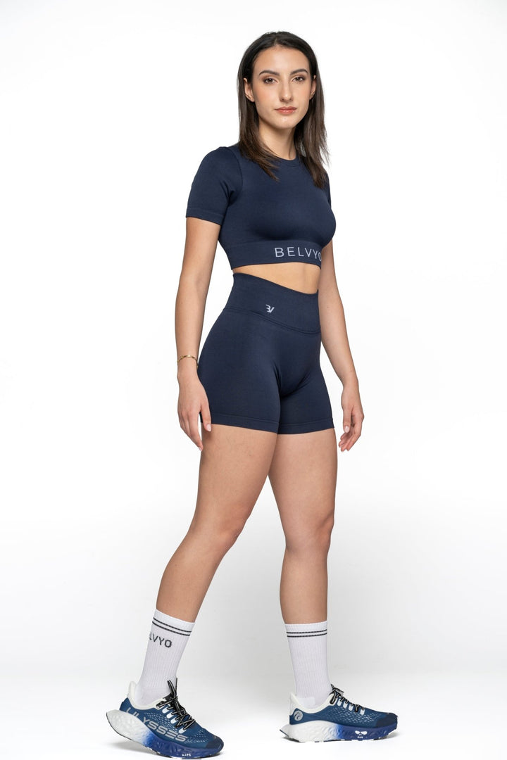 Crop Top ORIGIN - Dark Blue - Belvyo