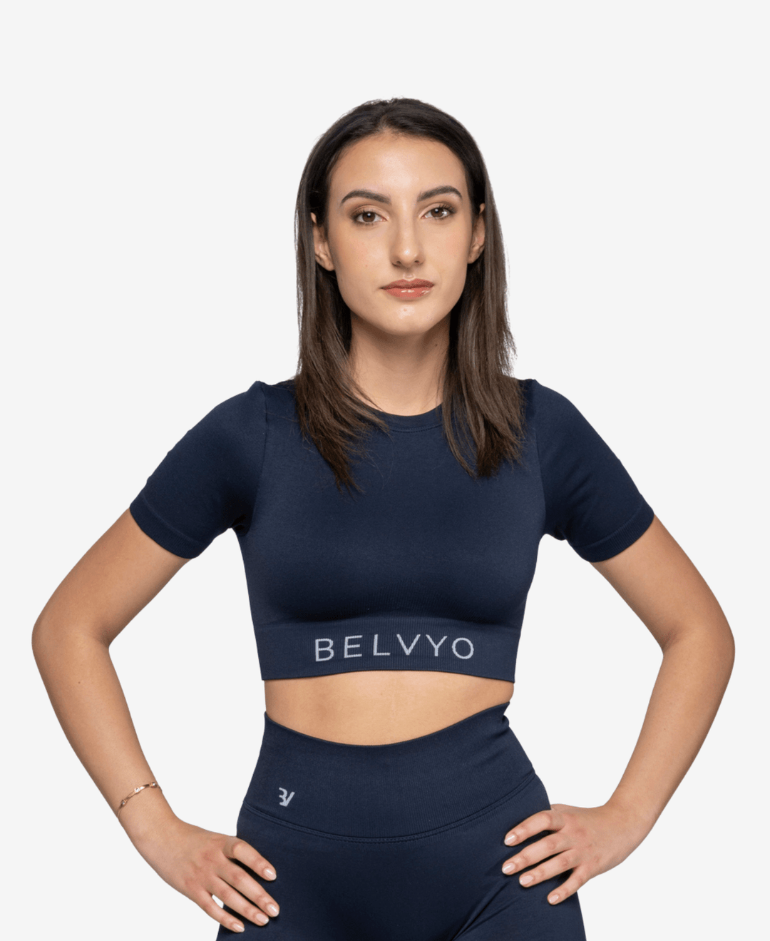 Crop Top ORIGIN - Dark Blue - Belvyo