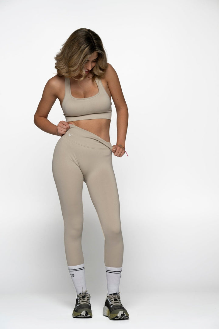 Leggings ORIGIN - Cream - Belvyo