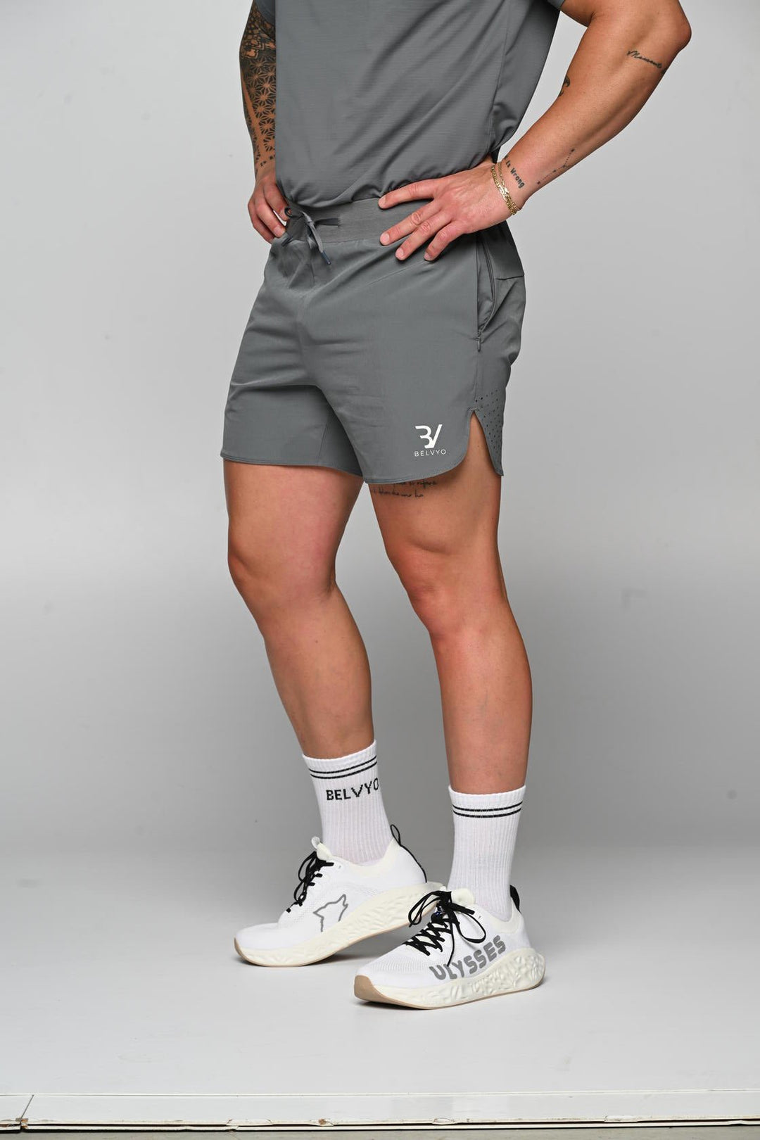 Shorts ORIGIN - Grey - Belvyo