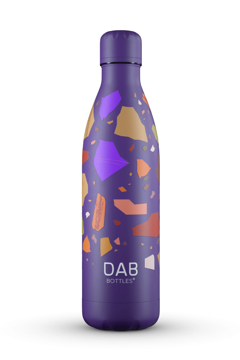 Borraccia Astratto Viola - Dab Bottles