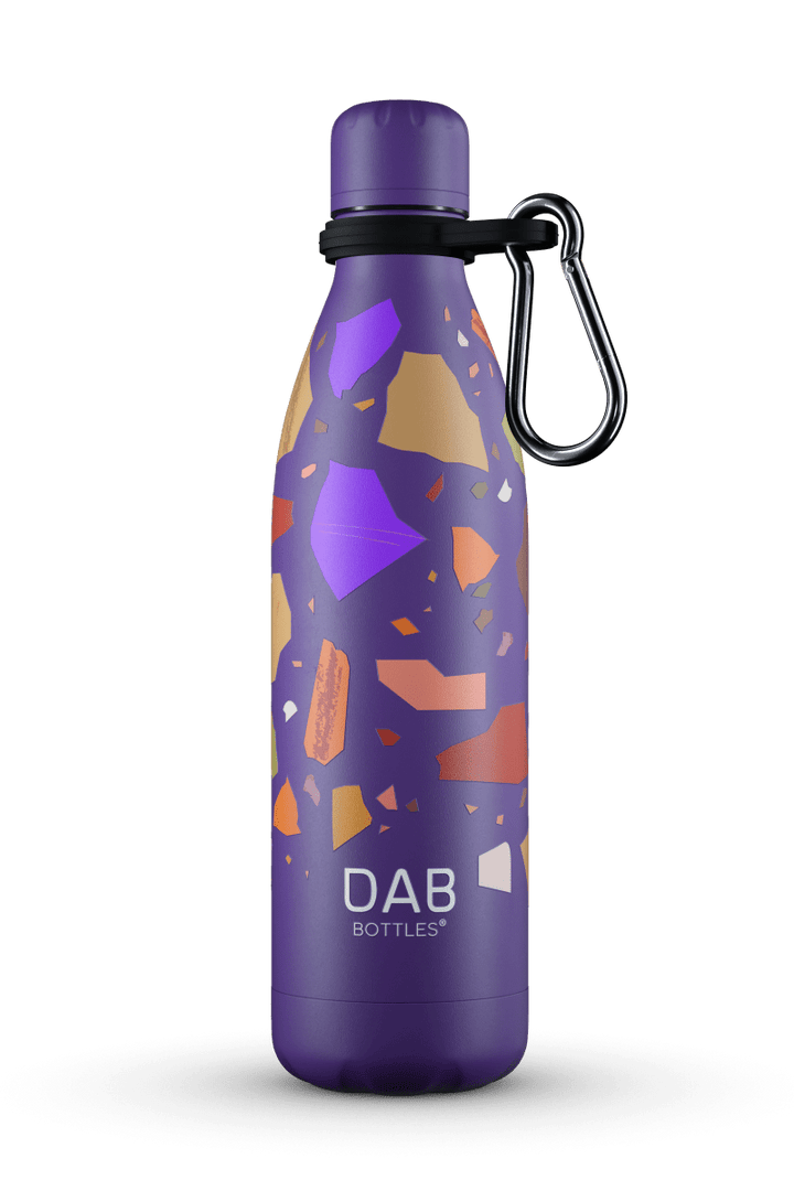 Borraccia Astratto Viola - Dab Bottles