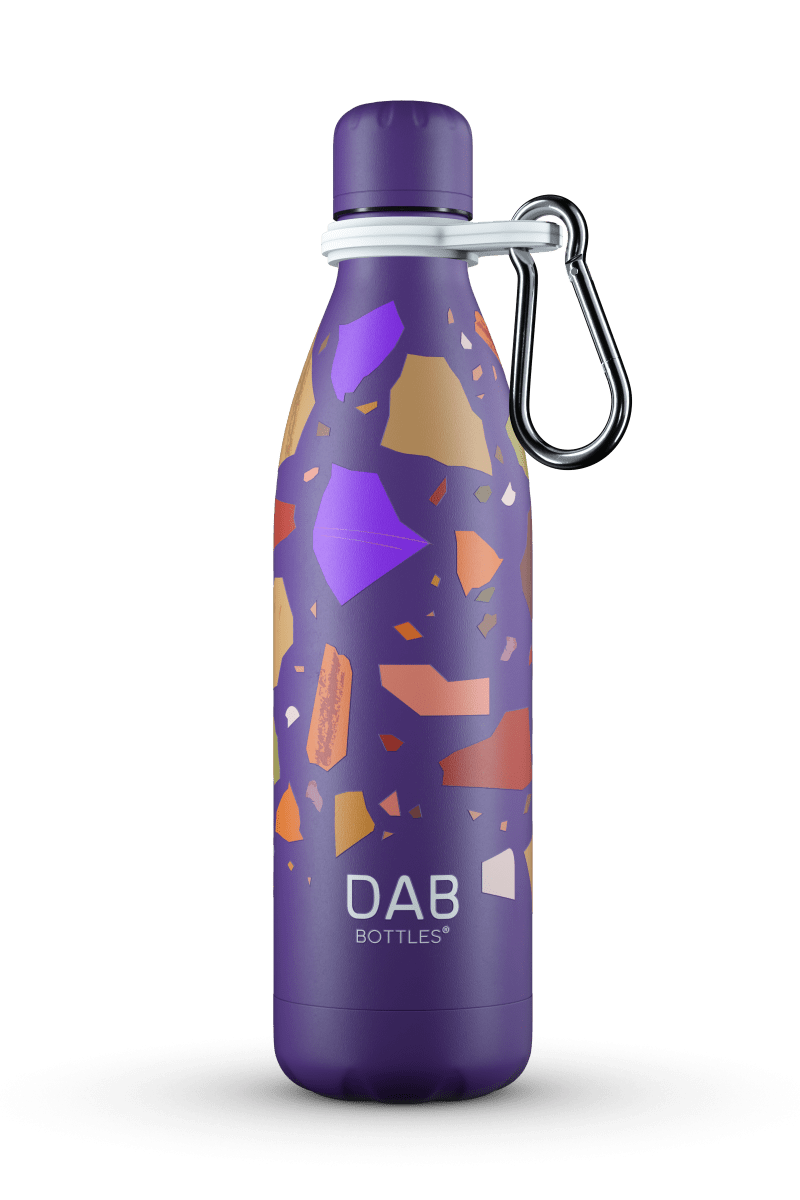 Borraccia Astratto Viola - Dab Bottles