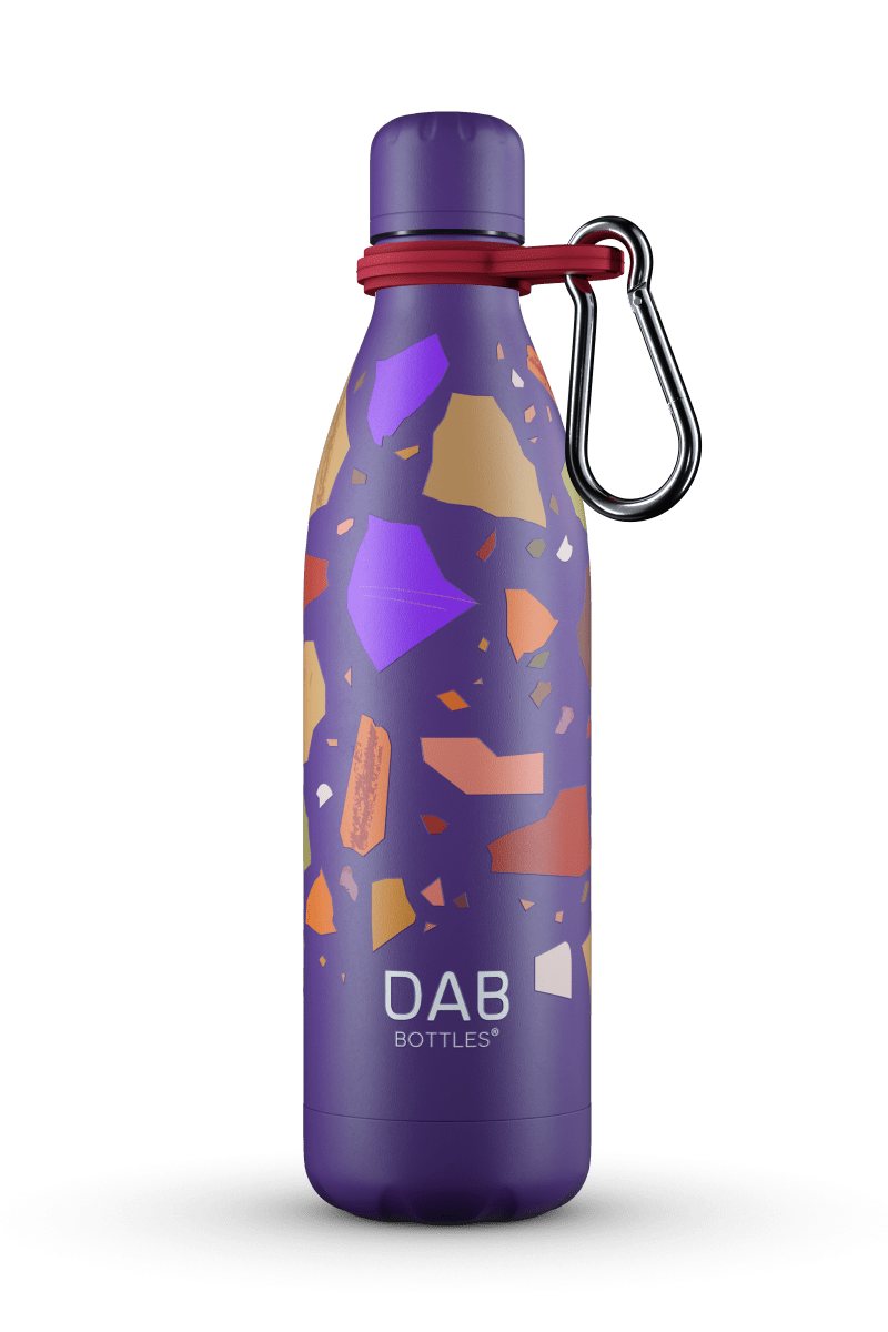 Borraccia Astratto Viola - Dab Bottles