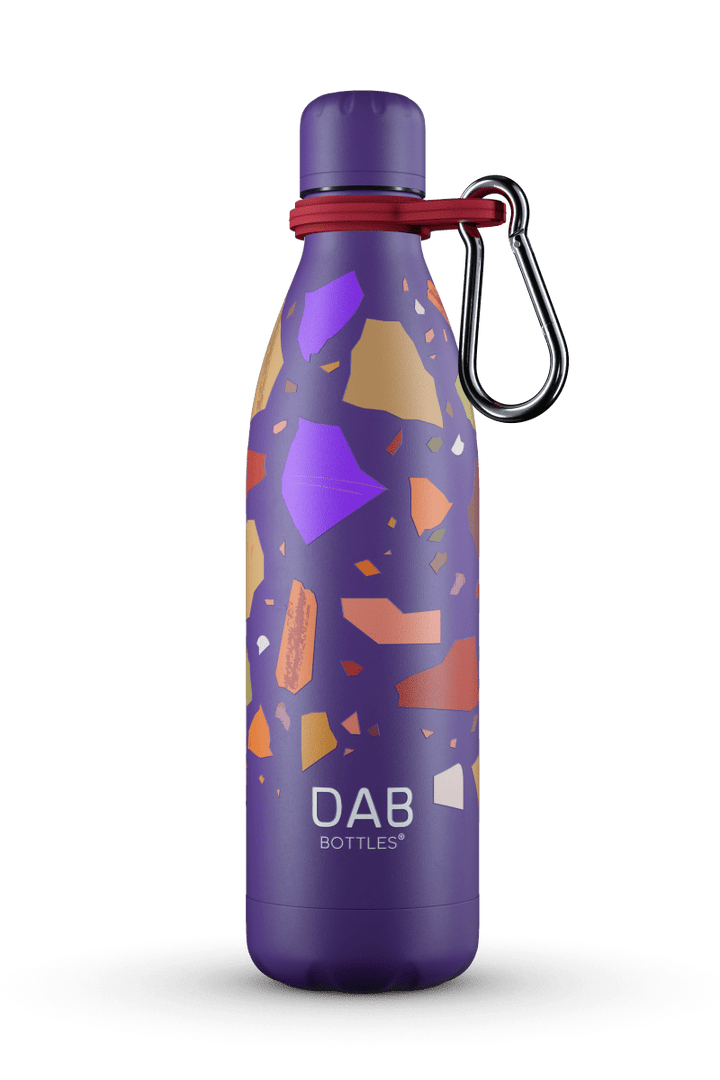 Borraccia Astratto Viola - Dab Bottles